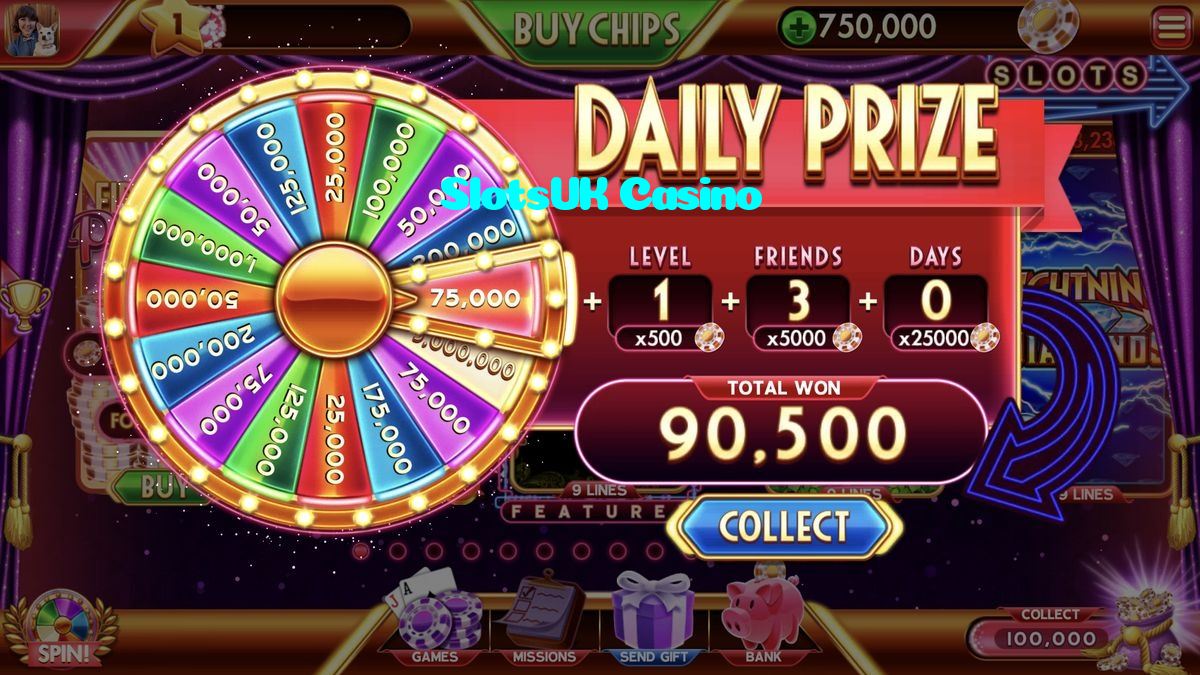 SlotsUK Casino خوش آمدید بونس +600% پیشکش موبائل ایپ کے پروموشن سیکشن میں دکھائی دیتی ہے۔
