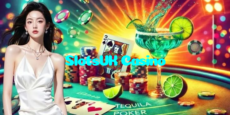 SlotsUK Casino casino presented on mobile device in Pakistan with slots and live games