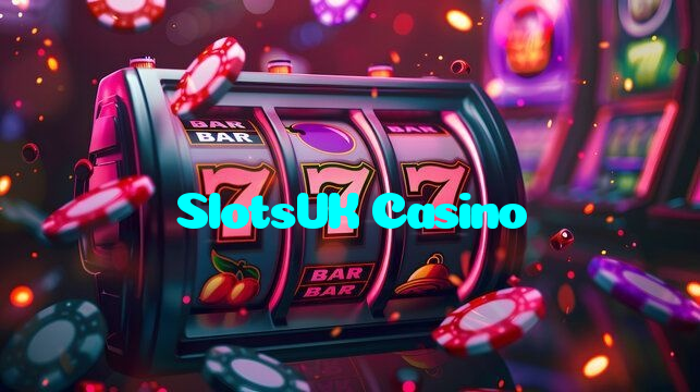 SlotsUK Casino casino presented on mobile device in Pakistan with slots and live games